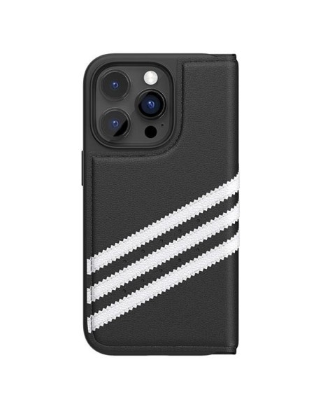 Adidas OR Booklet Case PU skirtas iPhone 14 Pro – juodai baltas Adidas OR Booklet Case PU skirtas iPhone 14 Pro – juodai baltas