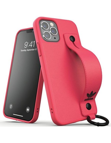 Adidas OR Hand Strap Case iPhone 12 / iPhone 12 Pro - rožinė Adidas OR Hand Strap Case iPhone 12 / iPhone 12 Pro - rožinė