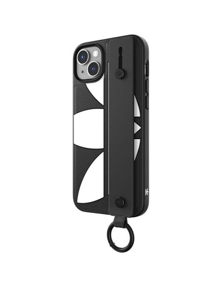 Adidas OR Hand Strap Case iPhone 14 Plus - juoda ir balta