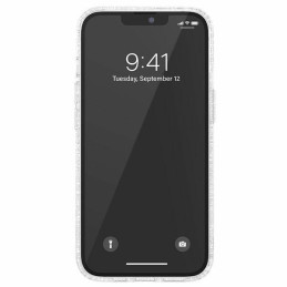 Adidas OR Protective Clear Case Glitter dėklas iPhone 13 - skaidrus ir sidabrinis