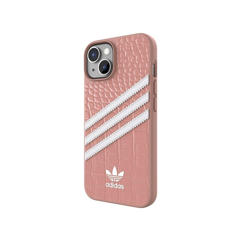 Adidas OR Samba Alligator dėklas iPhone 14 - rožinis ir baltas