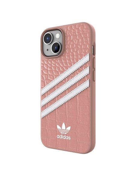 Adidas OR Samba Alligator dėklas iPhone 14 - rožinis ir baltas Adidas OR Samba Alligator dėklas iPhone 14 - rožinis ir baltas