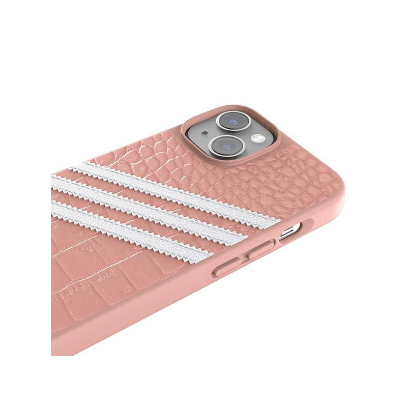 Adidas OR Samba Alligator dėklas iPhone 14 - rožinis ir baltas