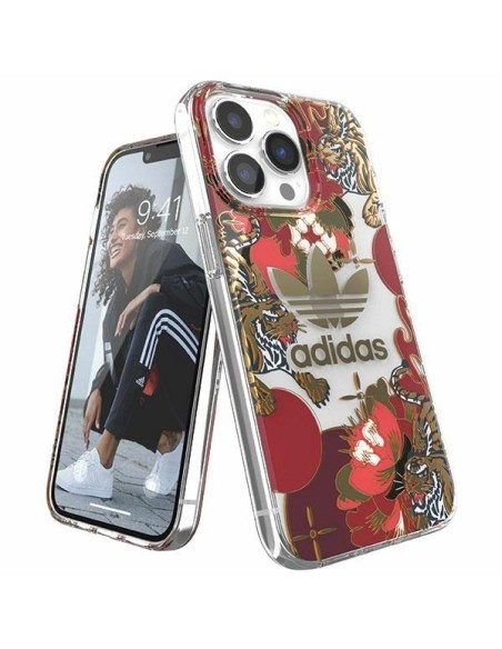 Adidas OR SnapCase AOP CNY dėklas iPhone 13 / iPhone 13 Pro - raudonas Adidas OR SnapCase AOP CNY dėklas iPhone 13 / iPhone 13 Pro - raudonas