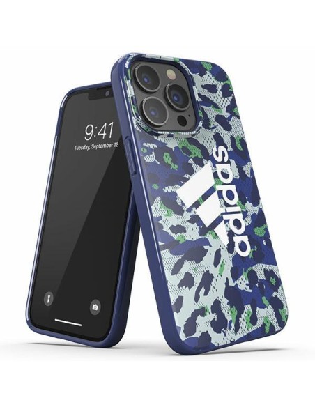 Adidas OR SnapCase Leopard dėklas skirtas iPhone 13 / iPhone 13 Pro - mėlynas Adidas OR SnapCase Leopard dėklas skirtas iPhone 13 / iPhone 13 Pro - mėlynas