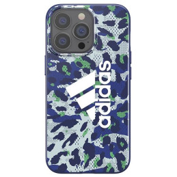 Adidas OR SnapCase Leopard dėklas skirtas iPhone 13 / iPhone 13 Pro - mėlynas
