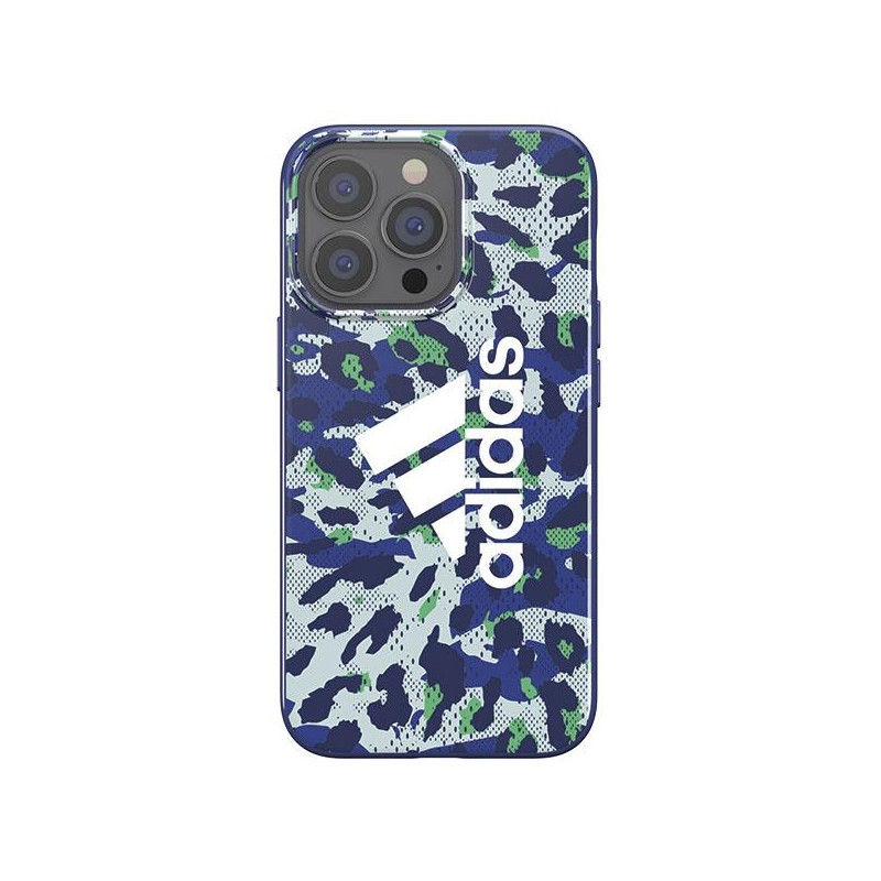 Adidas OR SnapCase Leopard dėklas skirtas iPhone 13 / iPhone 13 Pro - mėlynas
