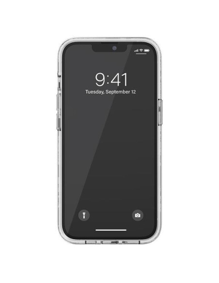 Adidas SP Clear Grip Case iPhone 13 / iPhone 13 Pro - juoda ir pilka Adidas SP Clear Grip Case iPhone 13 / iPhone 13 Pro - juoda ir pilka