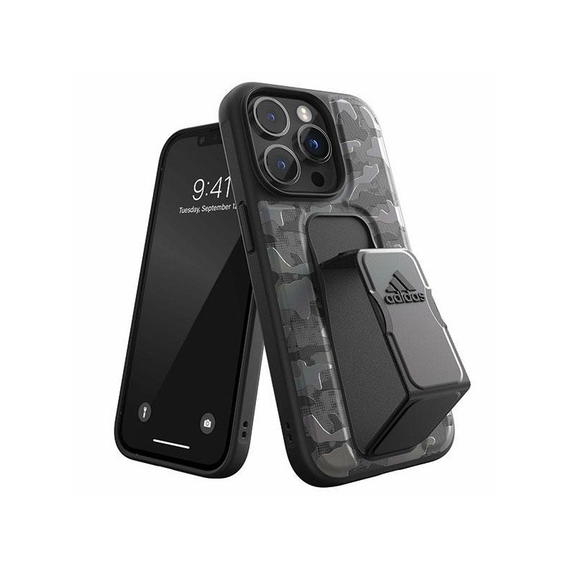Adidas SP Grip Case CAMO dėklas skirtas iPhone 14 Pro - juodas