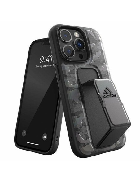 Adidas SP Grip Case CAMO dėklas skirtas iPhone 14 Pro - juodas