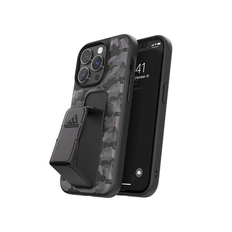 Adidas SP Grip Case CAMO dėklas skirtas iPhone 14 Pro - juodas