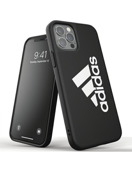 Adidas SP Iconic sportinis dėklas, skirtas iPhone 12 / iPhone 12 Pro - juodas Adidas SP Iconic sportinis dėklas, skirtas iPhone 12 / iPhone 12 Pro - juodas