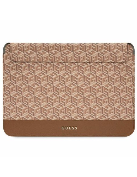 Guess GCube Stripes dėklas 14 colių nešiojamam kompiuteriui – rudas Guess GCube Stripes dėklas 14 colių nešiojamam kompiuteriui – rudas