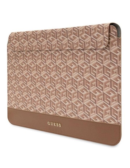 Guess GCube Stripes dėklas 14 colių nešiojamam kompiuteriui – rudas Guess GCube Stripes dėklas 14 colių nešiojamam kompiuteriui – rudas