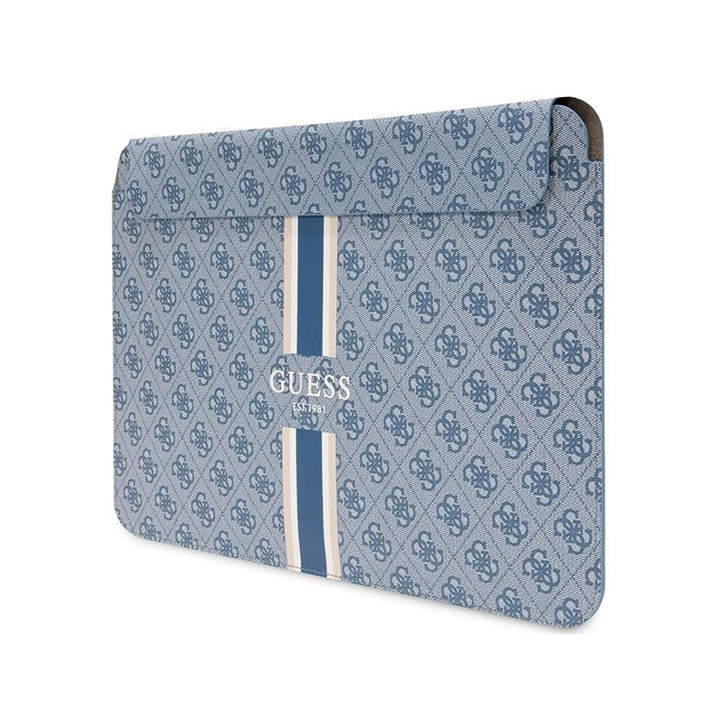 Guess 4G Printed Stripes dangtelis 14" nešiojamam kompiuteriui - mėlynas