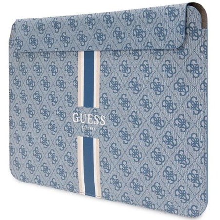 Guess 4G Printed Stripes dangtelis 14" nešiojamam kompiuteriui - mėlynas Guess 4G Printed Stripes dangtelis 14" nešiojamam kompiuteriui - mėlynas