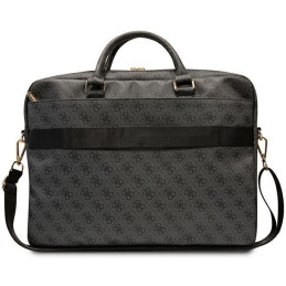Guess 4G Printed Stripes krepšys 16" nešiojamam kompiuteriui - juodas