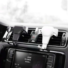 Gravitacinis automobilinio telefono laikiklis oro angai Car Holder H01 juodas