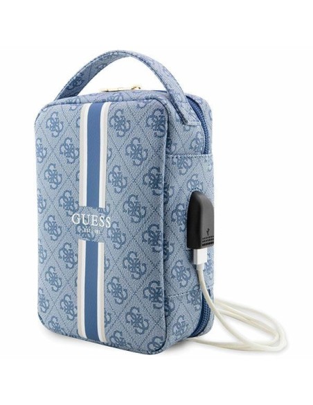 Guess 4G Printed Stripes organizatorių krepšys - mėlynas Guess 4G Printed Stripes organizatorių krepšys - mėlynas
