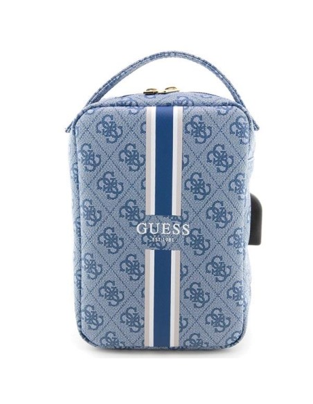 Guess 4G Printed Stripes organizatorių krepšys - mėlynas Guess 4G Printed Stripes organizatorių krepšys - mėlynas