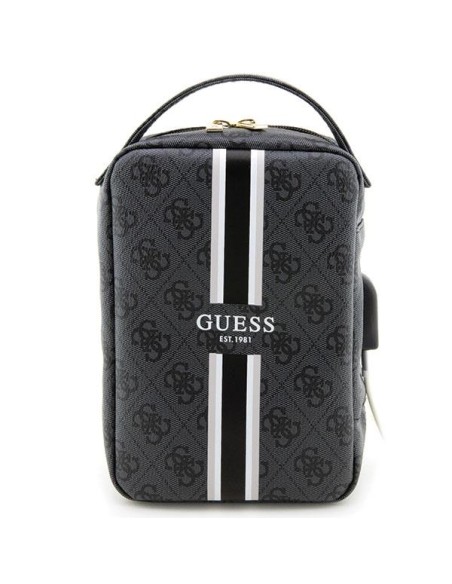 Guess 4G Printed Stripes organizatorių krepšys - juodas