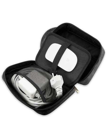 Guess 4G Printed Stripes organizatorių krepšys - juodas