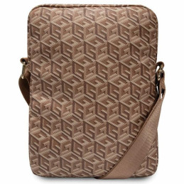 Guess GCube Stripes maišelis 10 colių planšetei – rudas