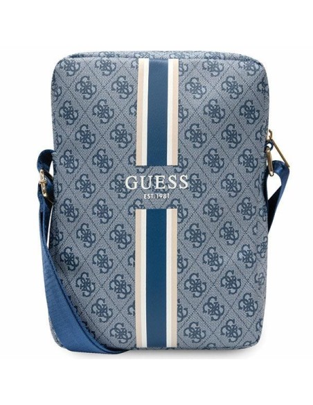 Guess 4G Stripes krepšys 10" planšetei - mėlynas Guess 4G Stripes krepšys 10" planšetei - mėlynas