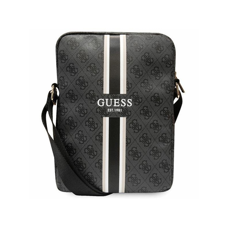 Guess 4G Stripes krepšys 10" planšetei - juodas