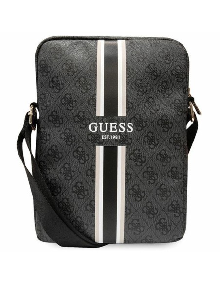 Guess 4G Stripes krepšys 10" planšetei - juodas Guess 4G Stripes krepšys 10" planšetei - juodas