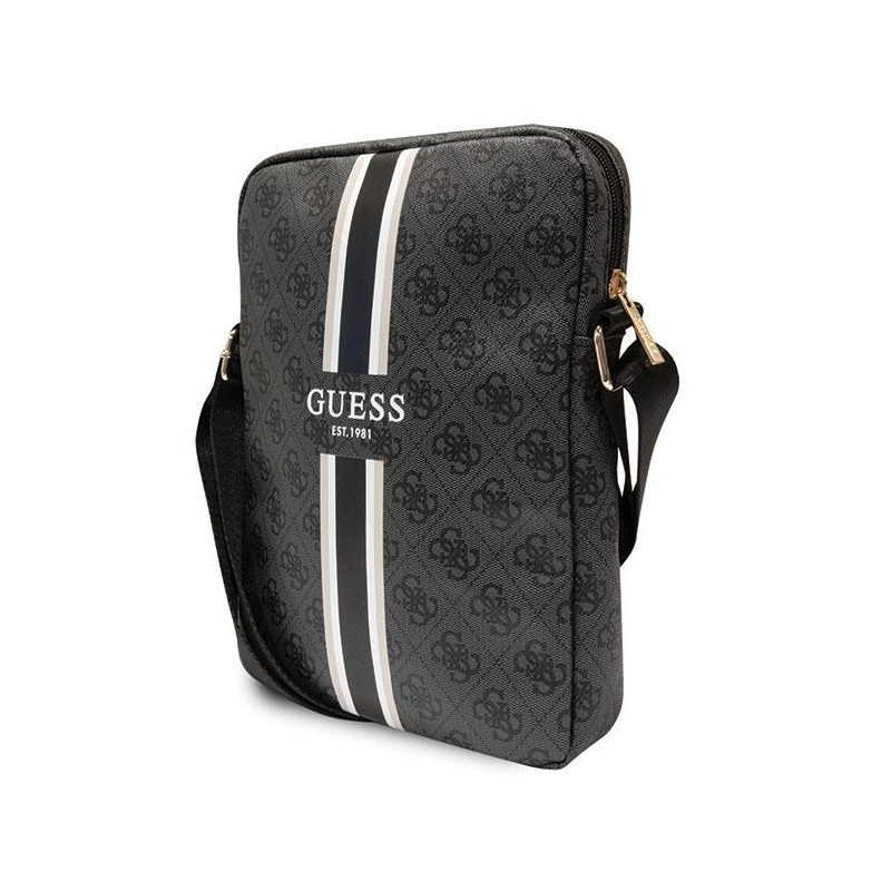 Guess 4G Stripes krepšys 10" planšetei - juodas