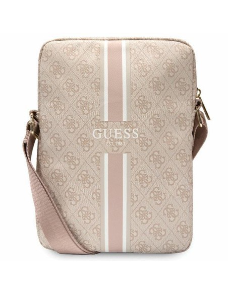 Guess 4G Stripes krepšys 10 colių planšetei – rožinis Guess 4G Stripes krepšys 10 colių planšetei – rožinis
