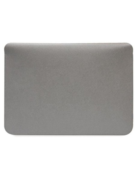 Karl Lagerfeld Saffiano Karl&Choupette dėklas 16" nešiojamam kompiuteriui - sidabrinis Karl Lagerfeld Saffiano Karl&Choupette dėklas 16" nešiojamam kompiuteriui - sidabrinis