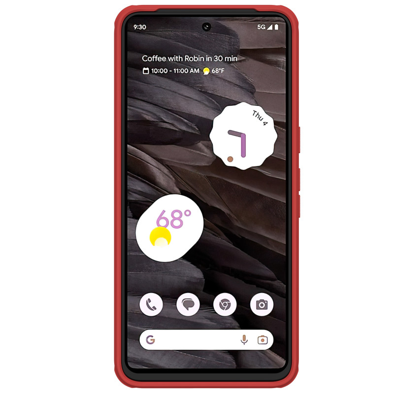 Nillkin Super Frosted Shield Pro sustiprintas dėklas, skirtas Google Pixel 8 Pro – raudonas