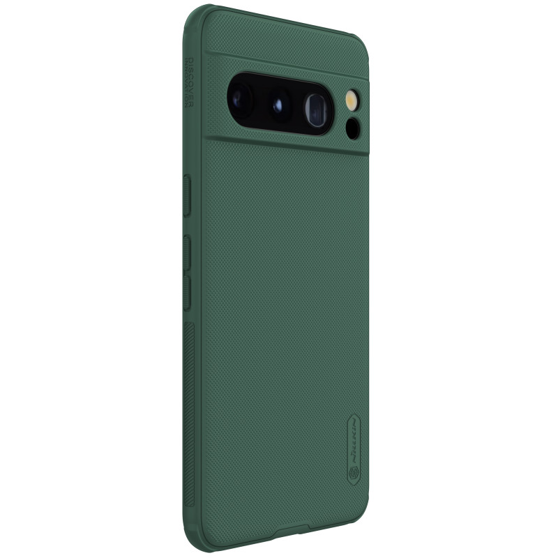 Nillkin Super Frosted Shield Pro sustiprintas Google Pixel 8 Pro dėklas – žalias