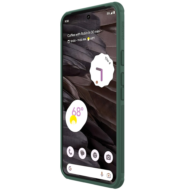 Nillkin Super Frosted Shield Pro sustiprintas Google Pixel 8 dėklas – žalias