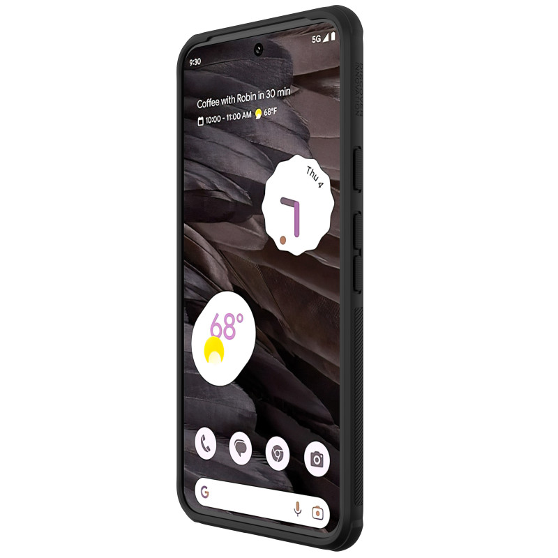 Nillkin Super Frosted Shield Pro sustiprintas dėklas, skirtas Google Pixel 8 – juodas