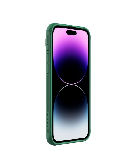 Nillkin CamShield Pro magnetinis dėklas, skirtas iPhone 15 Pro su fotoaparato apsauga – žalias Nillkin CamShield Pro magnetinis dėklas, skirtas iPhone 15 Pro su fotoaparato apsauga – žalias