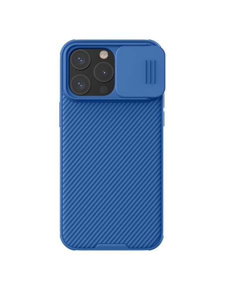 Nillkin CamShield Pro magnetinis dėklas, skirtas iPhone 15 Pro su fotoaparato apsauga – mėlynas Nillkin CamShield Pro magnetinis dėklas, skirtas iPhone 15 Pro su fotoaparato apsauga – mėlynas