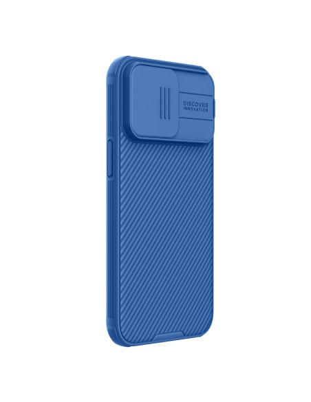 Nillkin CamShield Pro magnetinis dėklas, skirtas iPhone 15 Pro su fotoaparato apsauga – mėlynas Nillkin CamShield Pro magnetinis dėklas, skirtas iPhone 15 Pro su fotoaparato apsauga – mėlynas