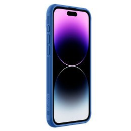 Nillkin CamShield Pro magnetinis dėklas, skirtas iPhone 15 Pro Max su fotoaparato apsauga – mėlynas