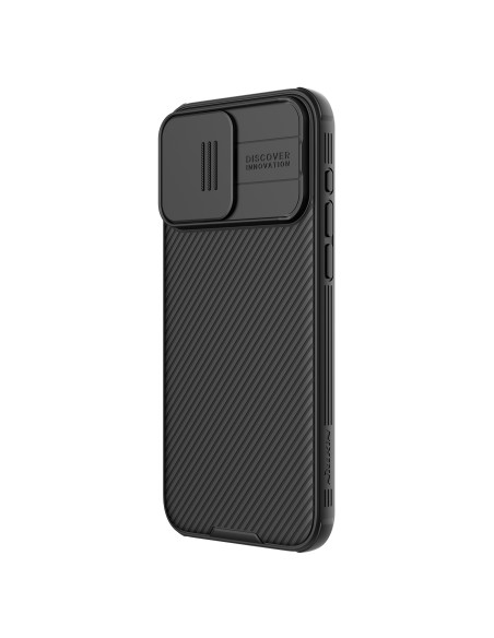 Nillkin CamShield Pro magnetinis dėklas, skirtas iPhone 15 Pro Max su fotoaparato apsauga – juodas Nillkin CamShield Pro magnetinis dėklas, skirtas iPhone 15 Pro Max su fotoaparato apsauga – juodas