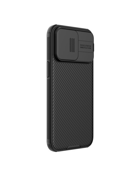 Nillkin CamShield Pro magnetinis dėklas, skirtas iPhone 15 Pro Max su fotoaparato apsauga – juodas Nillkin CamShield Pro magnetinis dėklas, skirtas iPhone 15 Pro Max su fotoaparato apsauga – juodas