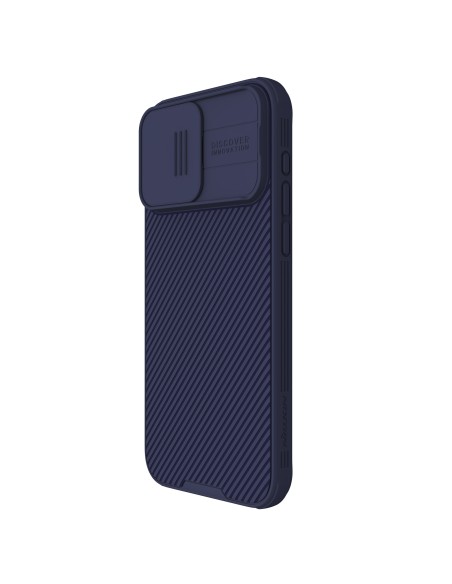 Nillkin CamShield Pro magnetinis dėklas, skirtas iPhone 15 Pro Max su fotoaparato apsauga – violetinė Nillkin CamShield Pro magnetinis dėklas, skirtas iPhone 15 Pro Max su fotoaparato apsauga – violetinė