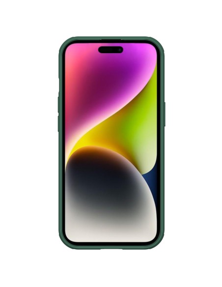 Nillkin CamShield Pro magnetinis dėklas, skirtas iPhone 15 Plus su fotoaparato apsauga – žalia Nillkin CamShield Pro magnetinis dėklas, skirtas iPhone 15 Plus su fotoaparato apsauga – žalia
