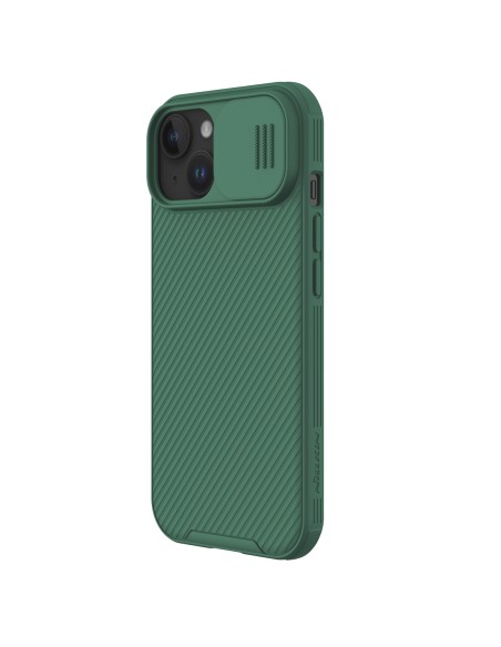 Nillkin CamShield Pro magnetinis dėklas, skirtas iPhone 15 Plus su fotoaparato apsauga – žalia Nillkin CamShield Pro magnetinis dėklas, skirtas iPhone 15 Plus su fotoaparato apsauga – žalia