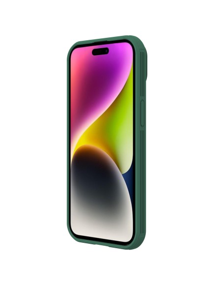 Nillkin CamShield Pro magnetinis dėklas, skirtas iPhone 15 Plus su fotoaparato apsauga – žalia Nillkin CamShield Pro magnetinis dėklas, skirtas iPhone 15 Plus su fotoaparato apsauga – žalia