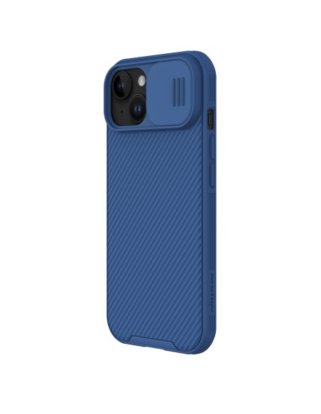 Nillkin CamShield Pro magnetinis dėklas, skirtas iPhone 15 Plus su fotoaparato apsauga – mėlynas Nillkin CamShield Pro magnetinis dėklas, skirtas iPhone 15 Plus su fotoaparato apsauga – mėlynas
