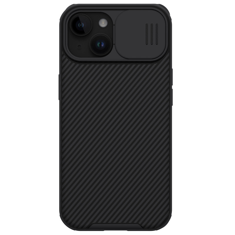 Nillkin CamShield Pro magnetinis dėklas, skirtas iPhone 15 Plus su fotoaparato apsauga – juodas Nillkin CamShield Pro magnetinis dėklas, skirtas iPhone 15 Plus su fotoaparato apsauga – juodas