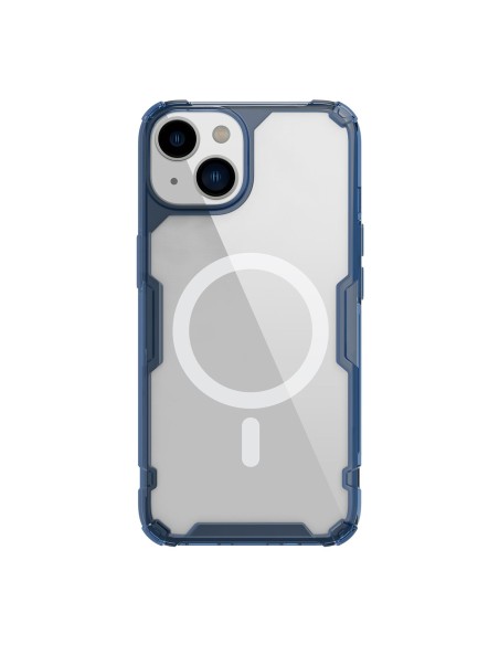 Nillkin Nature Pro šarvuotas dėklas su MagSafe, skirtas iPhone 15 - mėlynas Nillkin Nature Pro šarvuotas dėklas su MagSafe, skirtas iPhone 15 - mėlynas